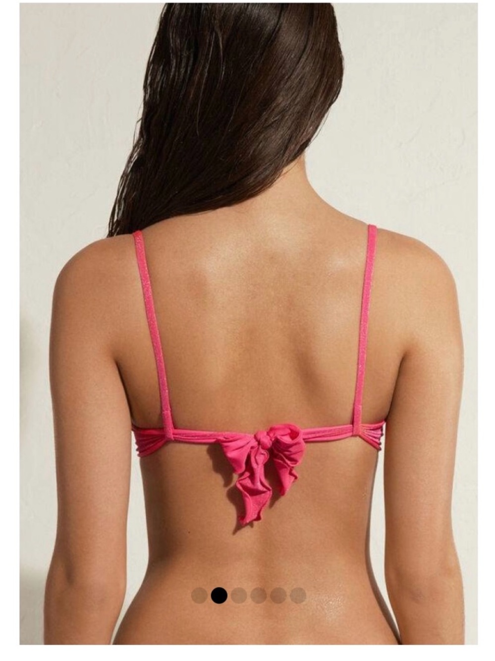 NWT Calzedonia Pink Formentura Bikini Push Up Top size XL & L Brazilian bottoms - Picture 9 of 14